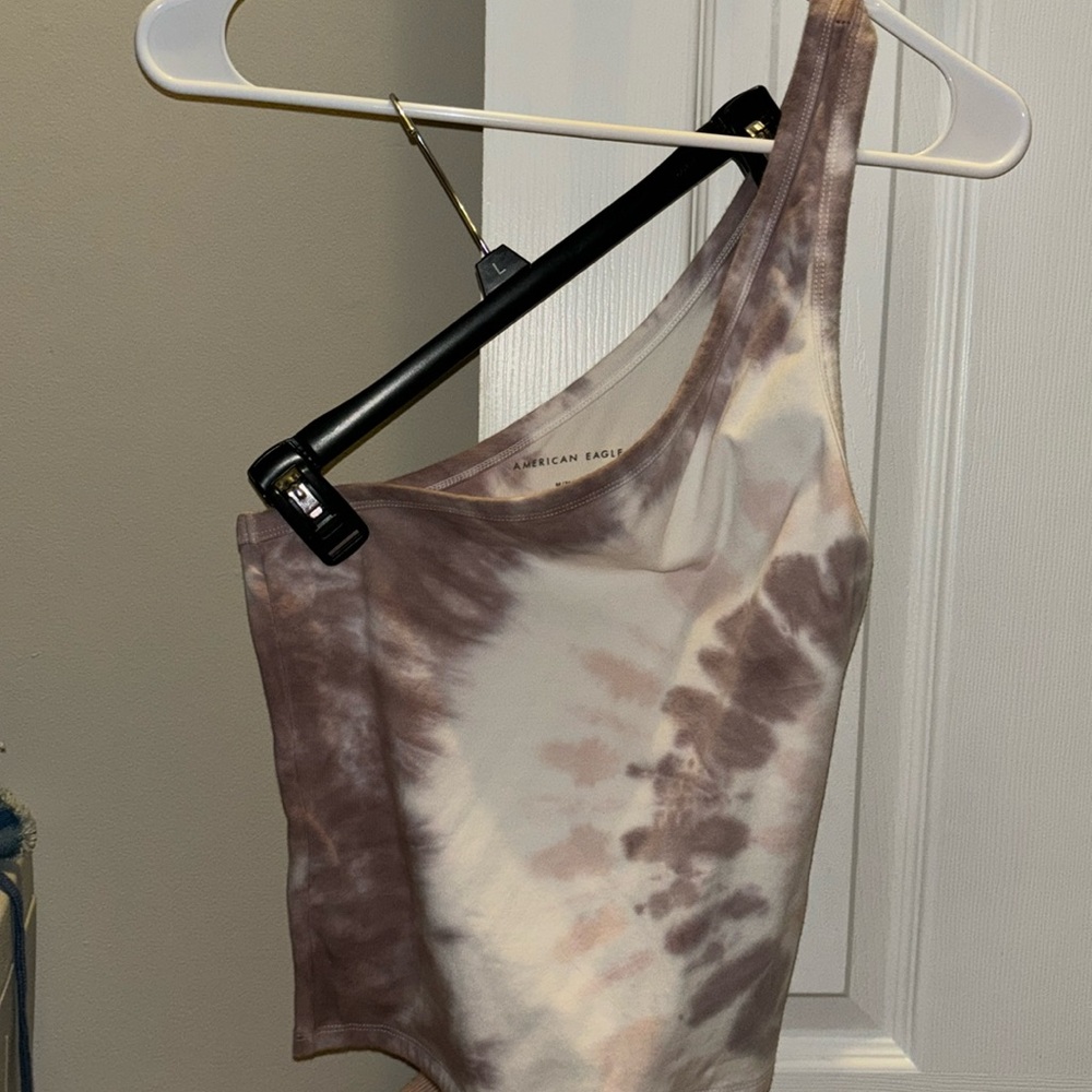 American eagle, one shoulder tank top.